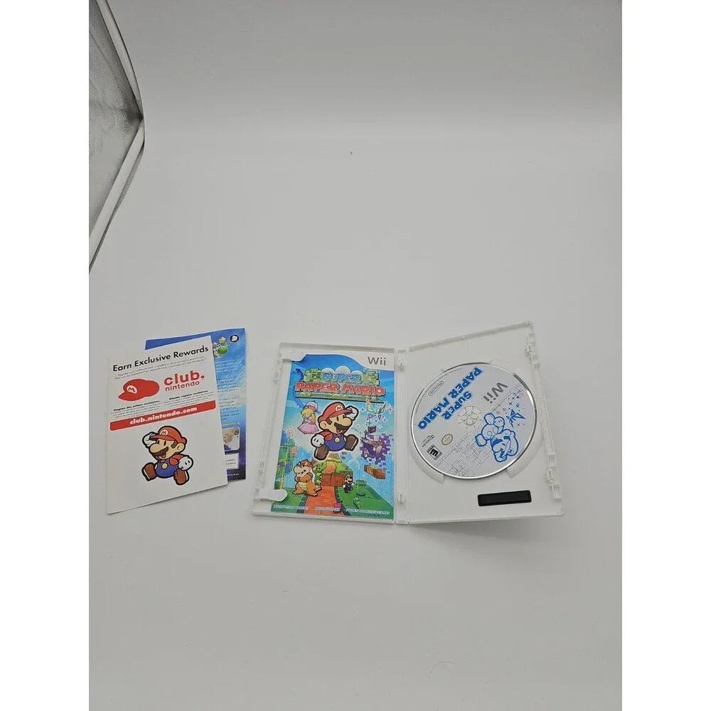 Super Paper Mario Nintendo Select Edition Nintendo Wii Adult Owned Game Complete